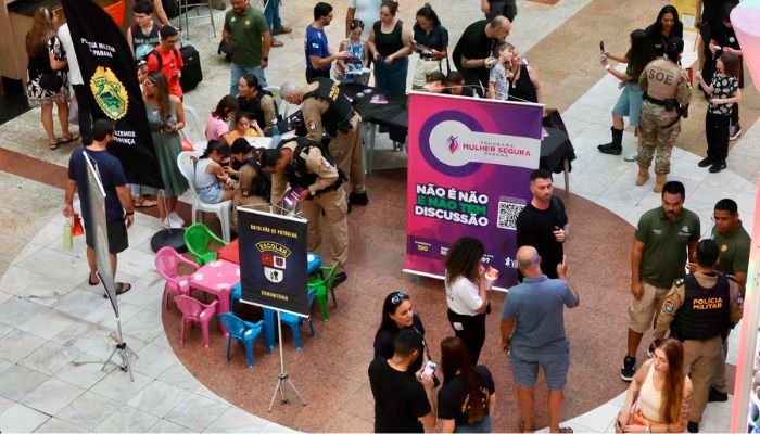 Sinal silencioso que salva vidas é divulgado em ação da Segurança Pública no Mês da Mulher